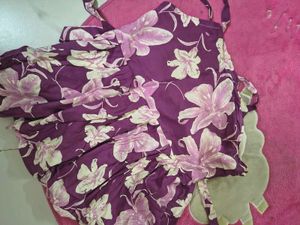 Cute Floral Print Tunic Top