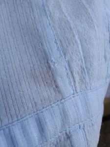 Sky blue button up cotton shirt