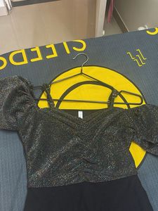 Sparkly Off-Shoulder Mini Dress for girls