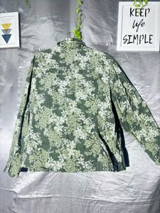 Floral Print Button-Up Shirt