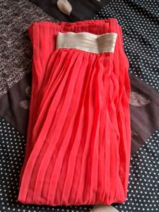Vibrant Coral Palazzo Pants