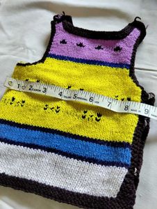 Handmade knitted Winter Baby Top Vest Sweater
