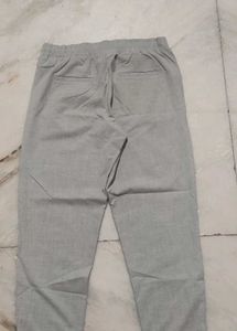 Light Grey Cropped Trousers