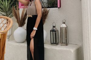 Double Slit Long Dress