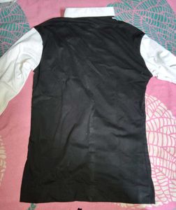 Black And White Long Sleeve T-Shirt