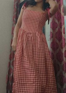 Red Gingham Dress