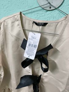 Cute Bow-Accented Mini Dress