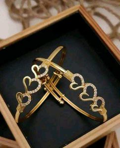 Astehtic Heart shape Bracelet & Bangles