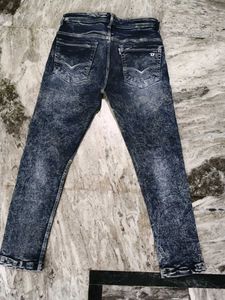 Stylish Acid Wash Denim Jeans