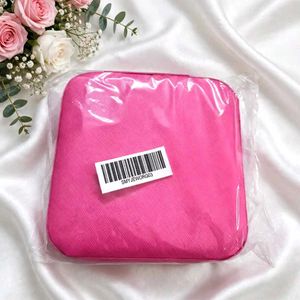 Set of 3 Pink Travel Jewelry Boxes