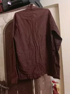 Men's Classic Fit Brown Shirt