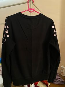 Black Cherry Blossom Crewneck Sweatshirt