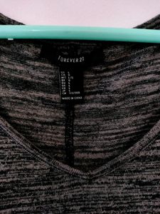 Forever 21 Summer Tshirt Shaded Full Sleeve Size L