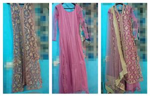 Beautiful Pink Embroidered gown