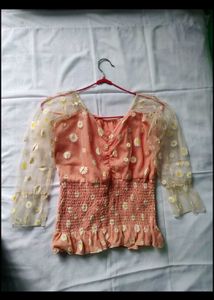Cute Daisy Print Top