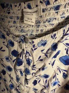 Floral Puff Sleeve Button-Up Top