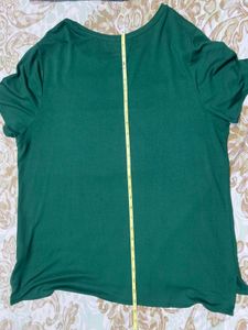 Macy’s Alfani Solid Green T-Shirt