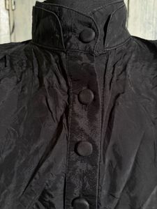 Elegant Black Kurta with High Neck