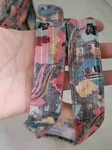 Floral print embellish lace