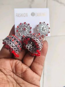 Traditional Indian Jhumka Earrings