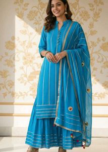 semi stitched garara suit