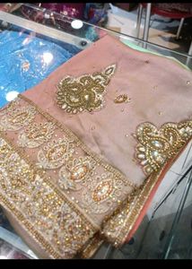 Embroidered Silk Saree🎁😍diwali offer