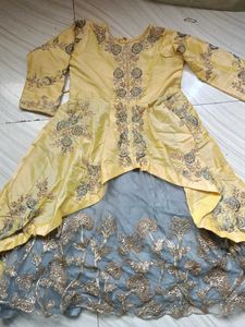 Elegant Embroidered Ethnic Gown