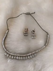 Stunning CZ Necklace & Earring Set