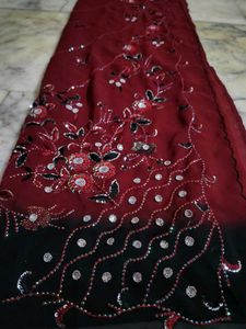 orignal embroidery handwork saree