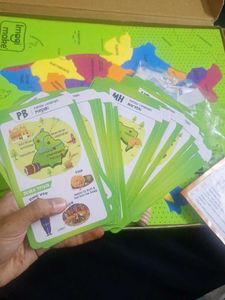 Mapology India Map Puzzle &amp; Flashcards