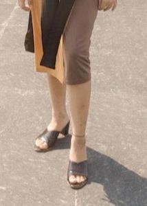 Black Heeled Mules