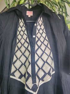 Chic Black over sized Dress