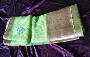 Raksha Bandhan Special Green Saari