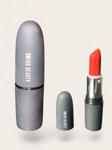 Swiss Beauty Lipstick - Vibrant Coral Red