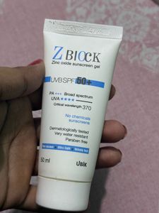 Z Block Zinc Oxide Sunscreen Gel SPF 50+