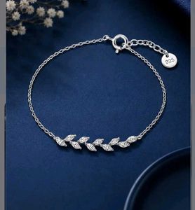 Leaf Sterling Silver Bracelet