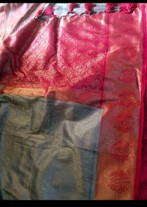 last price.   silk saree with blouse