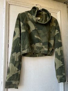 Hollister Camo Print Hoodie