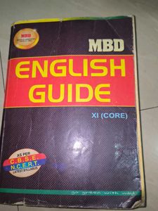 MBD English Guide XI (Core)