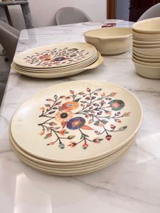 Set of Floral Dinner Plates