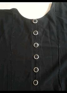 Elegant Black Abaya Gown