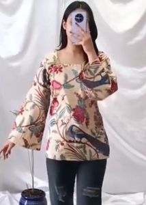 Floral Print Top &amp; Pants Set