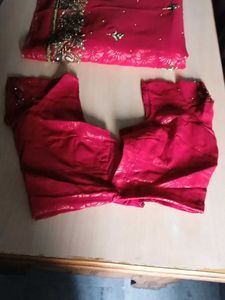 Beautiful  mahroon Embellished Saree