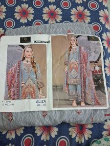 Designer Lawn Cotton Kurta Set