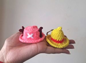 One Piece Hat Keychain set