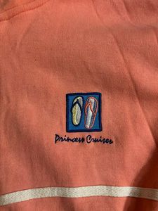 Coral Zip-Up Track Jacket