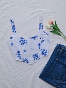 Floral Corset Top