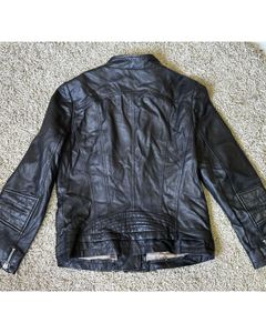 Sheepskin Leather Jacket - Thrifted