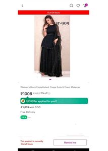 Elegant Black Sharara Suit