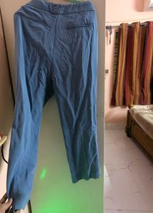 🩵Stylish Blue Wide-Leg Trousers🩵